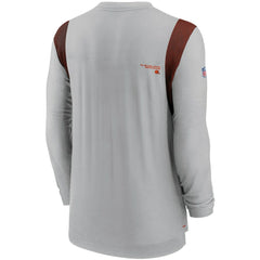 Cleveland Browns Sideline Player UV Performance Long Sleeve T-Shirt - Gray | Nike for sale