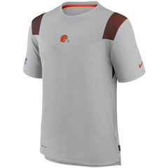 Cleveland Browns Sideline Player UV Performance T-Shirt - Gray | Nike online