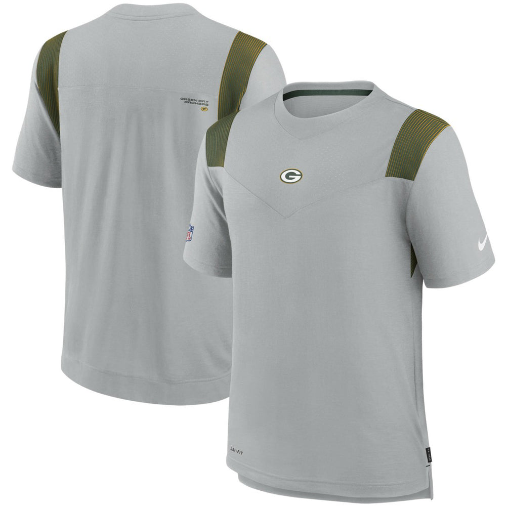 Green Bay Packers Sideline Player UV Performance T-Shirt - Gray | Nike online