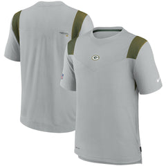 Green Bay Packers Sideline Player UV Performance T-Shirt - Gray | Nike online
