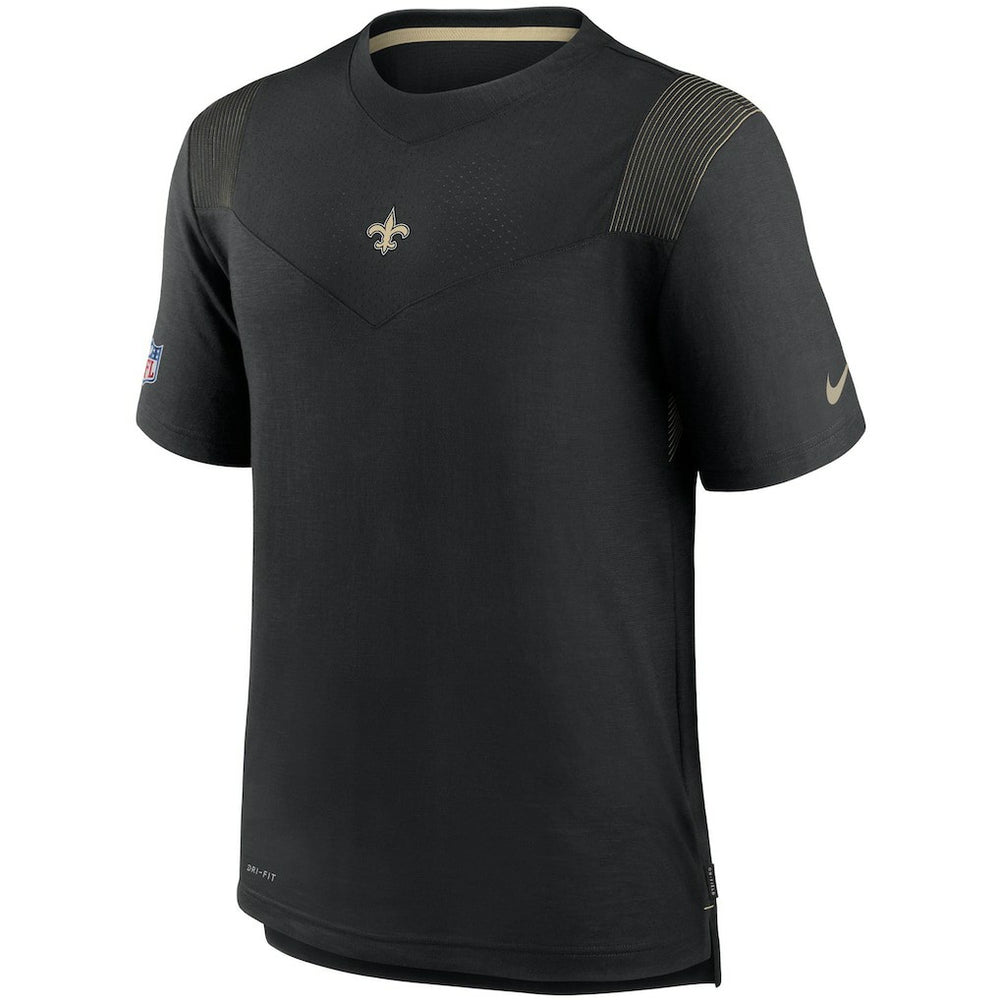 New Orleans Saints Sideline Player UV Performance T-Shirt - Black | Nike outlet
