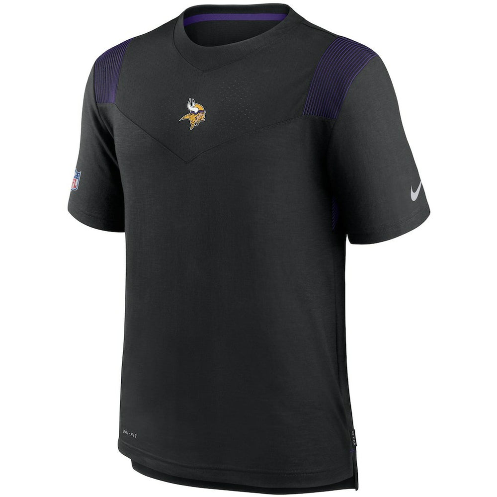 Minnesota Vikings Sideline Player UV Performance T-Shirt - Black | Nike outlet