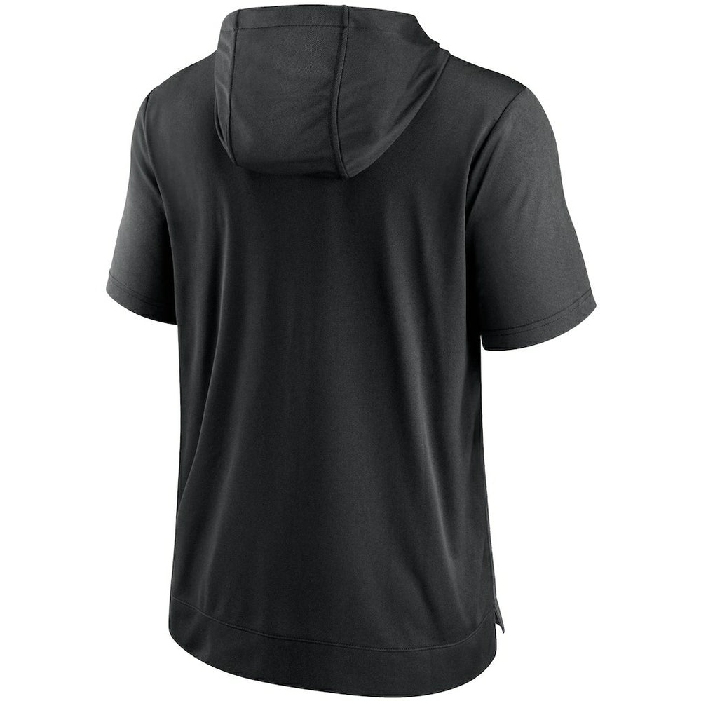 Las Vegas Raiders Performance Hoodie T-Shirt - Heathered Charcoal/Black | Nike cheap
