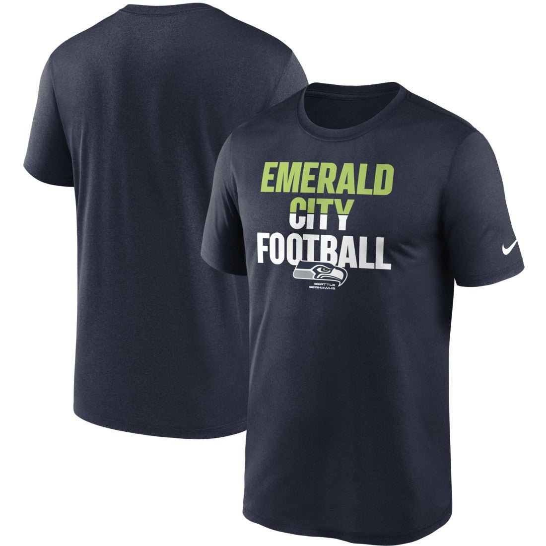 Seattle Seahawks Legend Local Phrase Performance T-Shirt - College Navy | Nike online