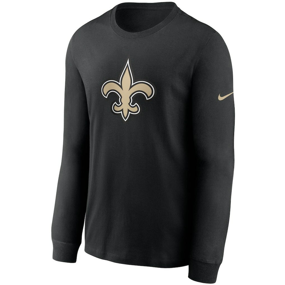 New Orleans Saints Primary Logo Long Sleeve T-Shirt - Black | Nike discount