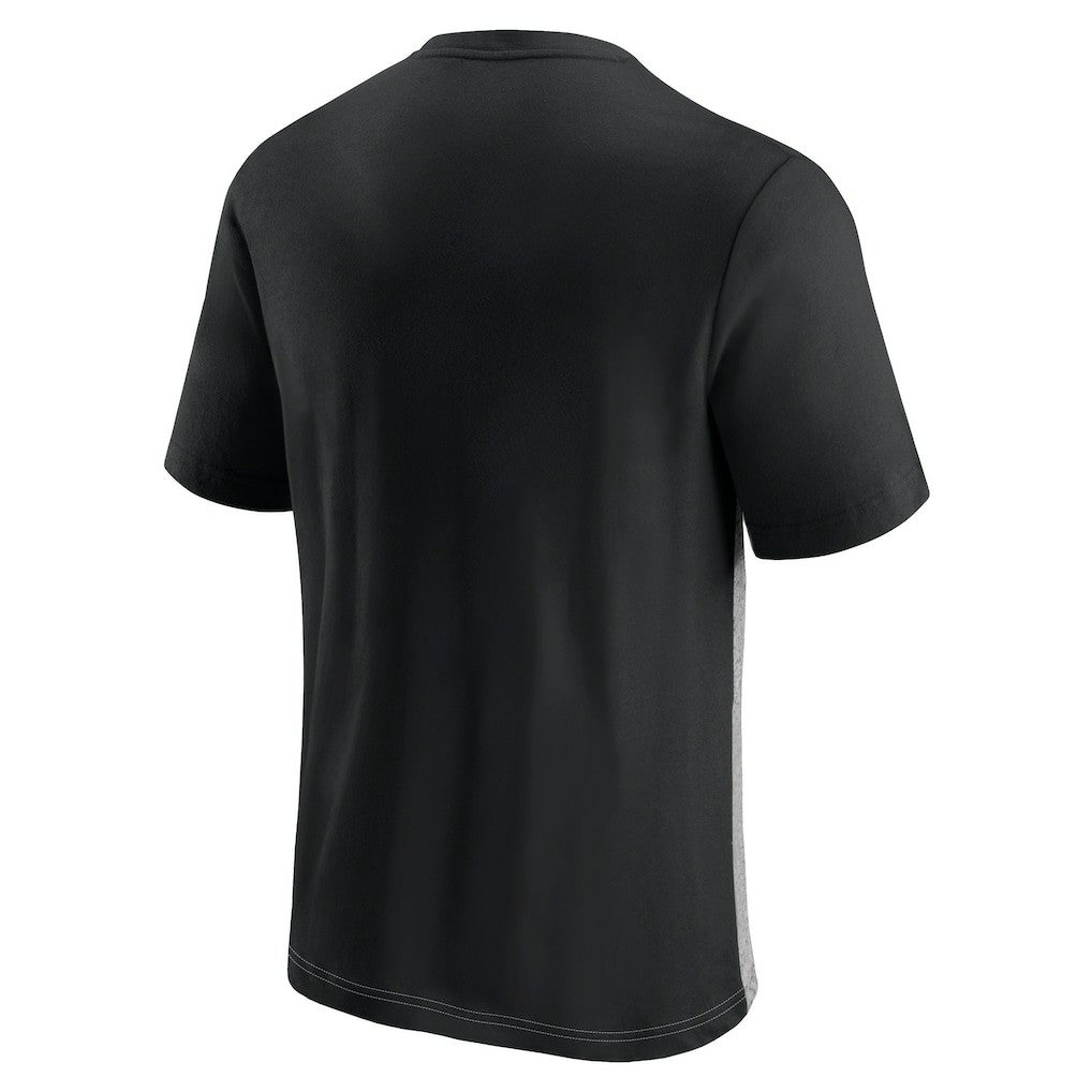 Jacksonville Jaguars Colorblock T-Shirt - Black/Heathered Gray sale