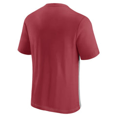 Arizona Cardinals Colorblock T-Shirt - Cardinal/Heathered Gray online