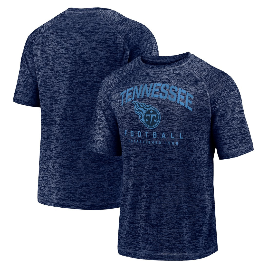 Tennessee Titans Shade Battle Ready Raglan Space-Dye T-Shirt - Navy cheap