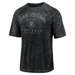 Las Vegas Raiders Shade Battle Ready Raglan Space-Dye T-Shirt - Black sale