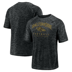Baltimore Ravens Shade Battle Ready Raglan Space-Dye T-Shirt - Black discount