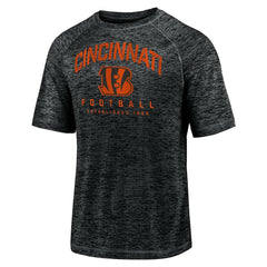 Cincinnati Bengals Shade Battle Ready Raglan Space-Dye T-Shirt - Black on sale