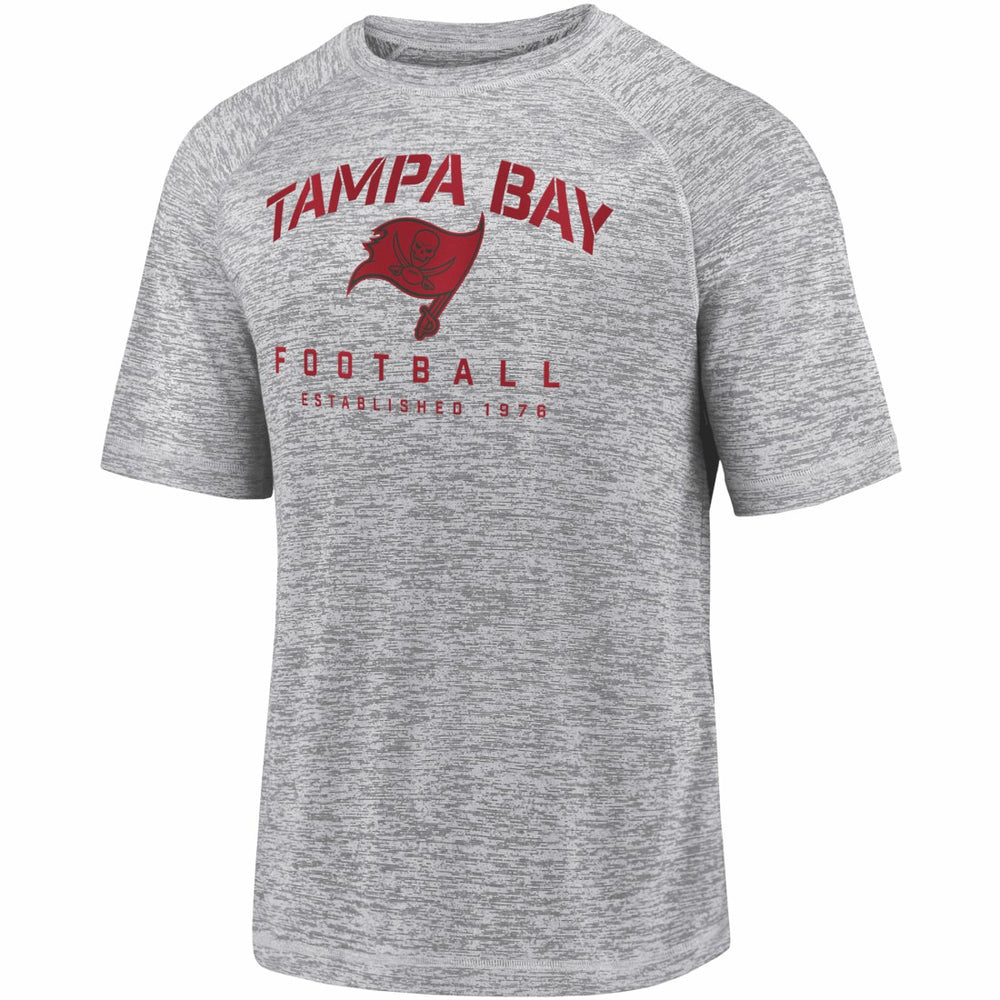 Tampa Bay Buccaneers Shade Battle Ready Raglan Space-Dye T-Shirt - Gray sale