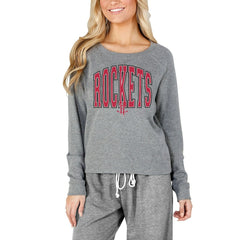 Houston Rockets Concepts Sport Women's Mainstream Terry Long Sleeve Top - Gray outlet