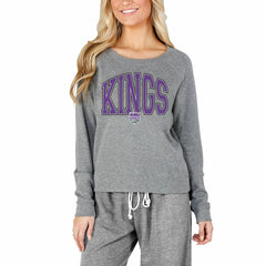 Sacramento Kings Concepts Sport Women's Mainstream Terry Long Sleeve Top - Gray outlet