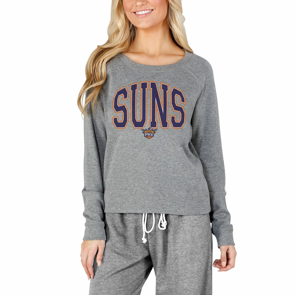 Phoenix Suns Concepts Sport Women's Mainstream Terry Long Sleeve Top - Gray shop