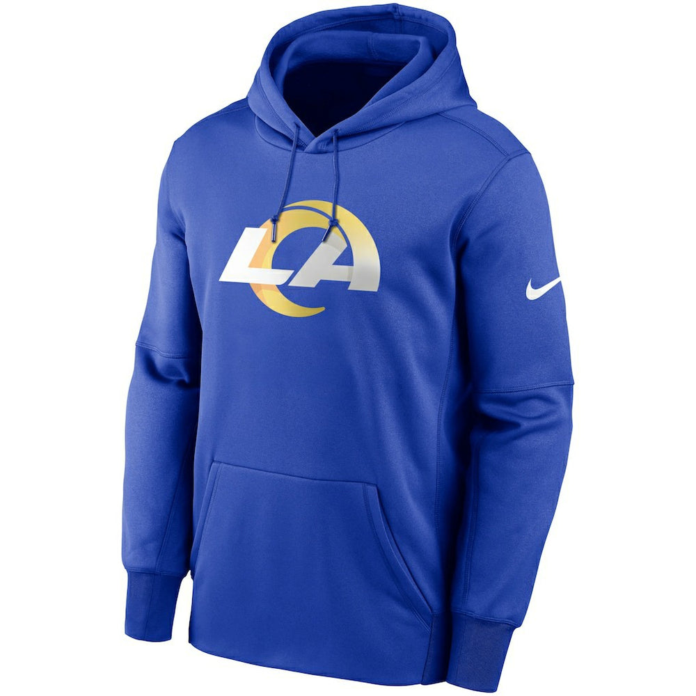 Los Angeles Rams Primary Logo Therma Performance Pullover Hoodie - Royal | Nike outlet