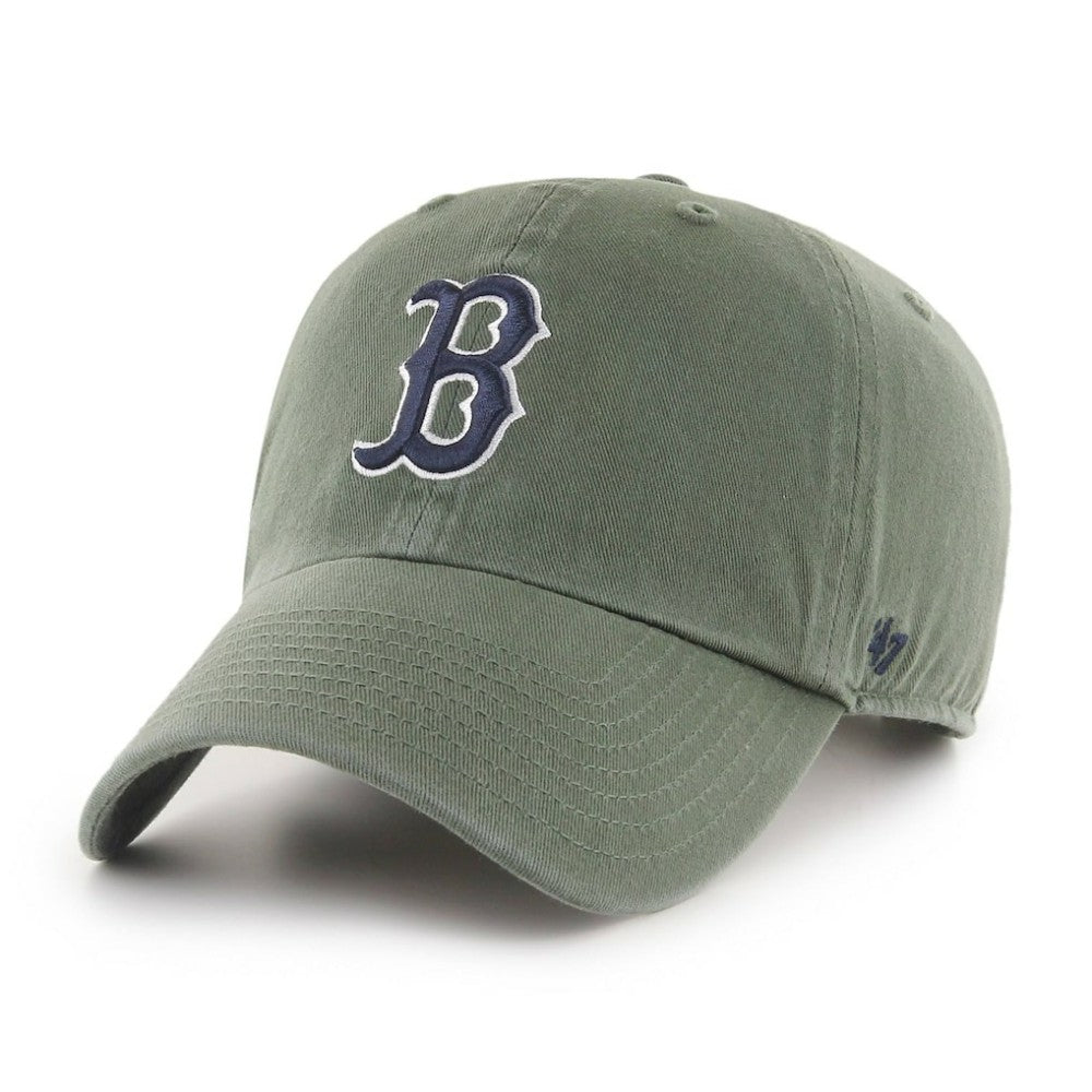 Boston Red Sox Moss Clean Up Adjustable Hat - Green | 47 brand