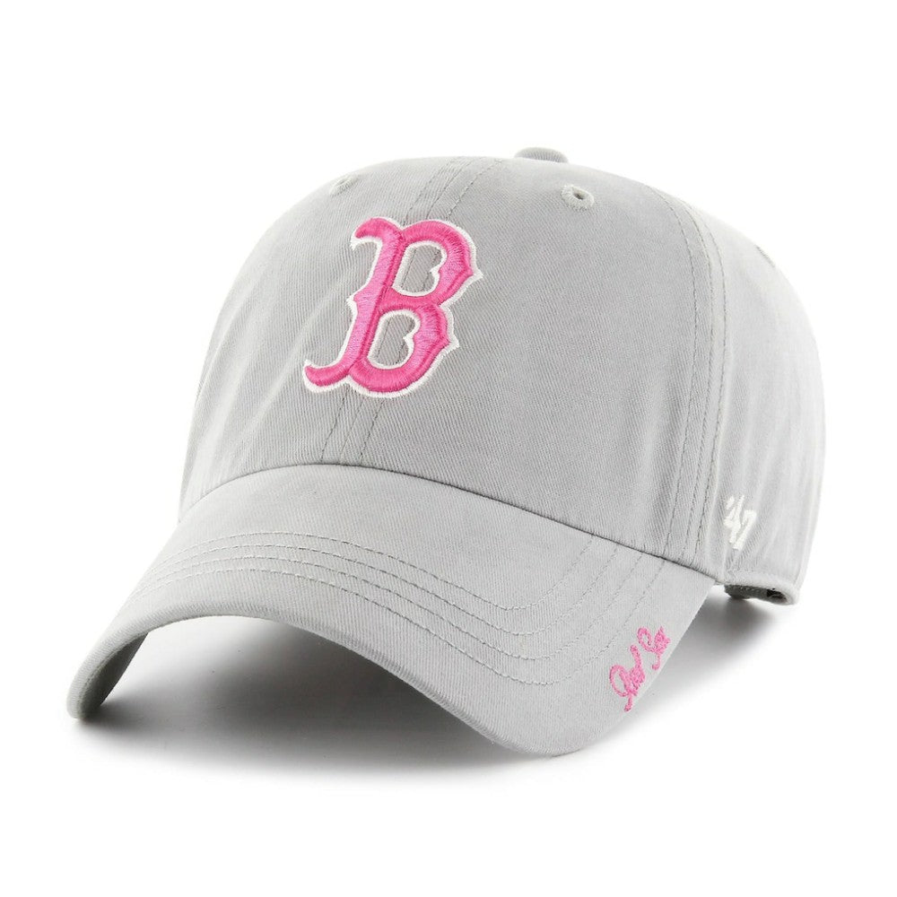 Boston Red Sox Women's Miata Clean Up Adjustable Hat - Gray | 47 brand