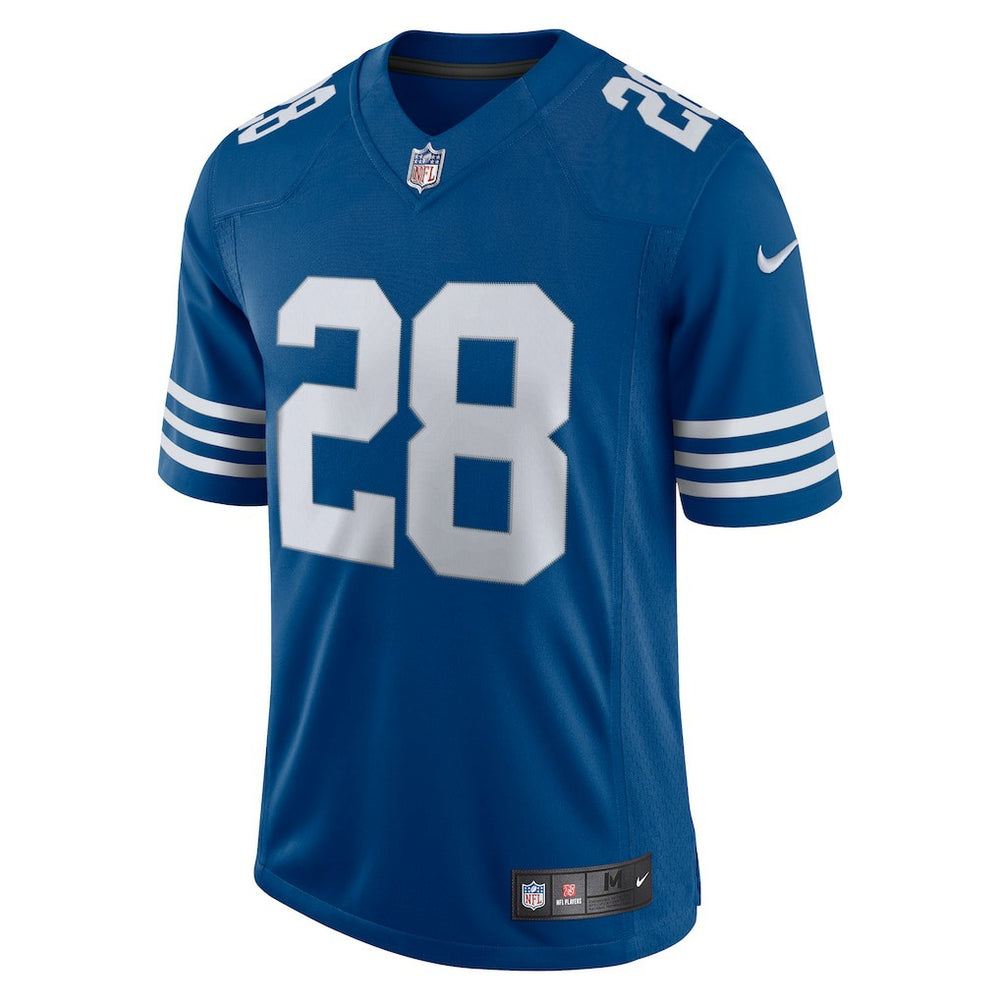 Men's Jonathan Taylor Royal Indianapolis Colts Alternate Vapor Limited Jersey | Nike cheap