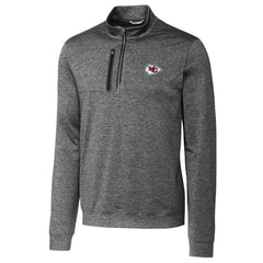 Kansas City Chiefs Cutter & Buck Stealth Quarter-Zip Jacket - Gray cheap