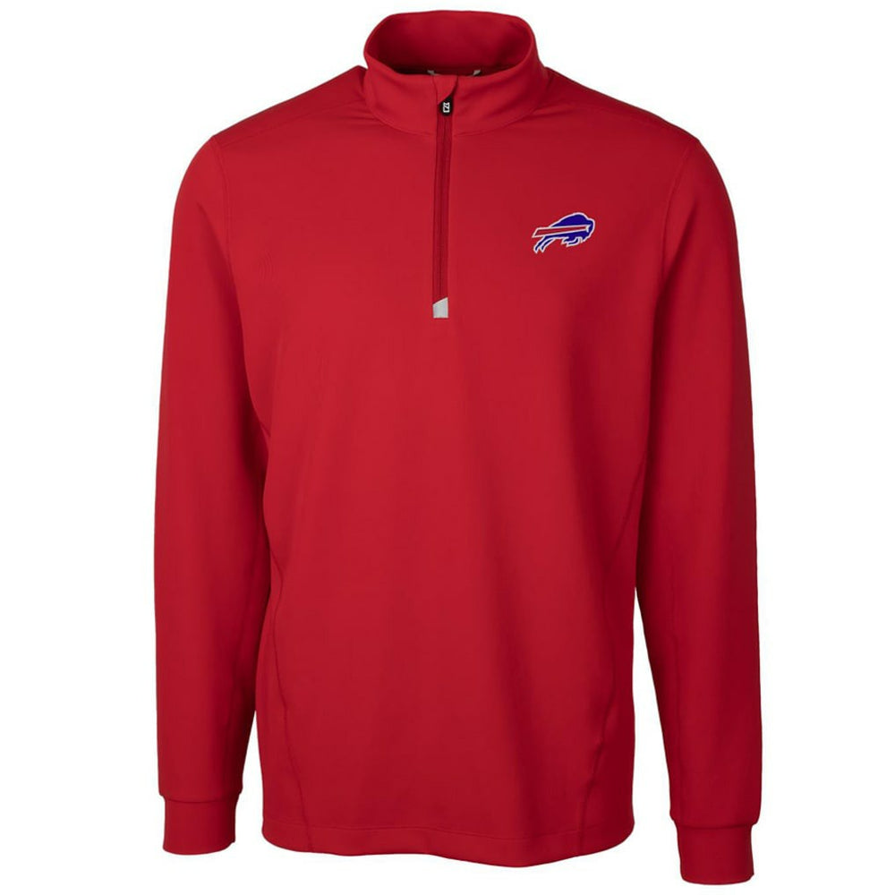 Buffalo Bills Cutter & Buck Traverse Quarter-Zip Pullover Jacket - Red online