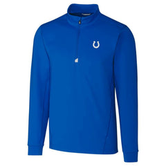 Indianapolis Colts Cutter & Buck Traverse Quarter-Zip Pullover Jacket - Royal discount
