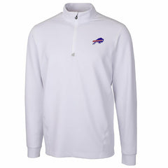 Buffalo Bills Cutter & Buck Traverse Quarter-Zip Pullover Jacket - White cheap