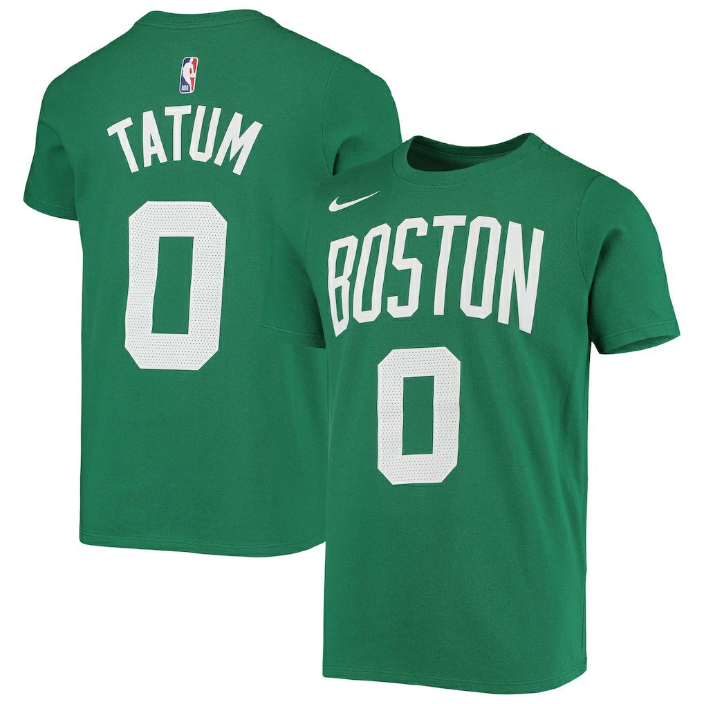 Jayson Tatum Boston Celtics Youth Logo Name & Number Performance T-Shirt - Kelly Green | Nike shop