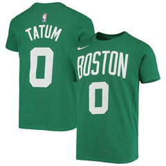 Jayson Tatum Boston Celtics Youth Logo Name & Number Performance T-Shirt - Kelly Green | Nike shop