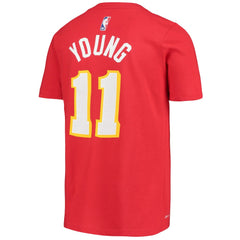 Trae Young Atlanta Hawks Youth Logo Name & Number Performance T-Shirt - Red | Nike discount