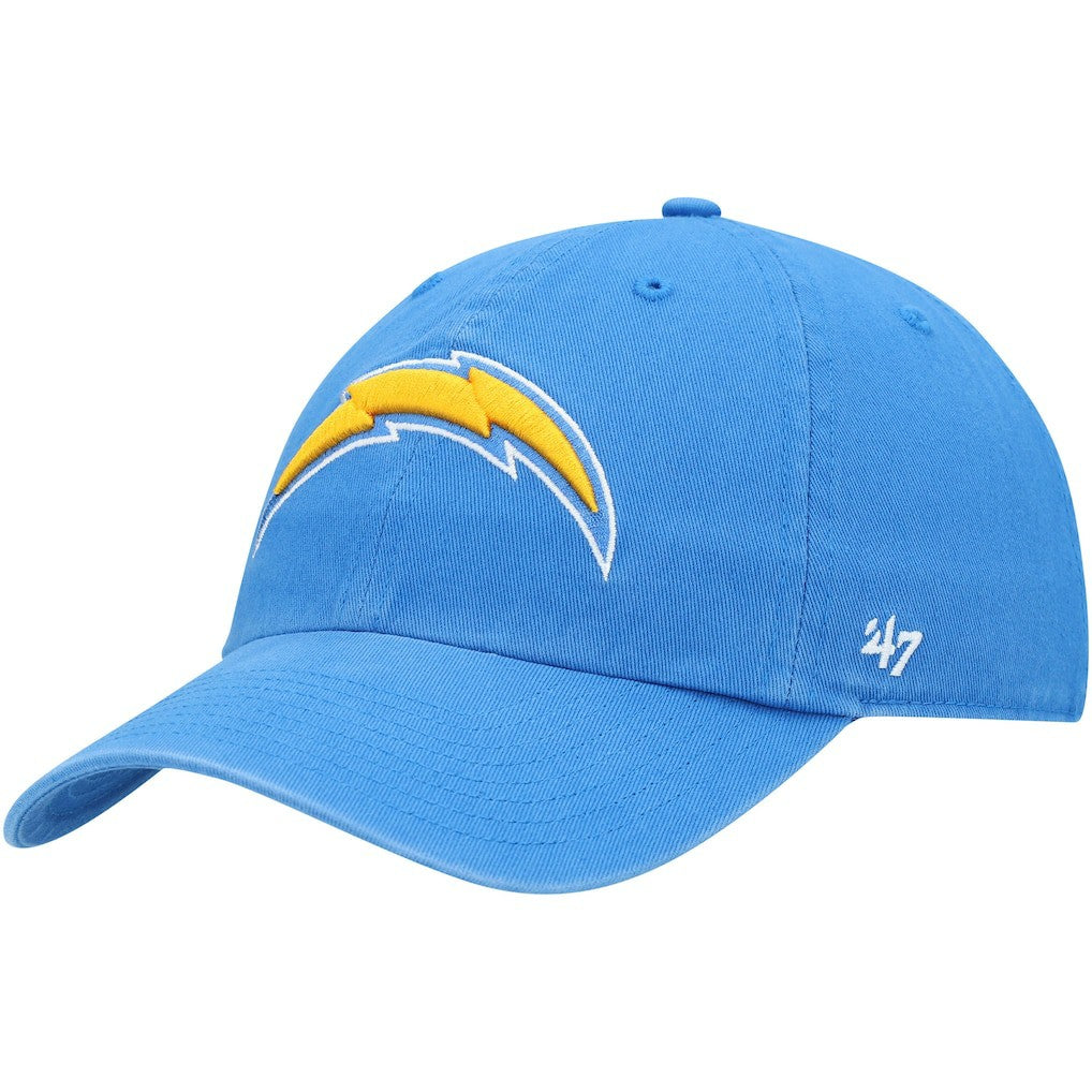 Los Angeles Chargers '47 Clean Up Primary Logo Adjustable Hat - Powder Blue for sale