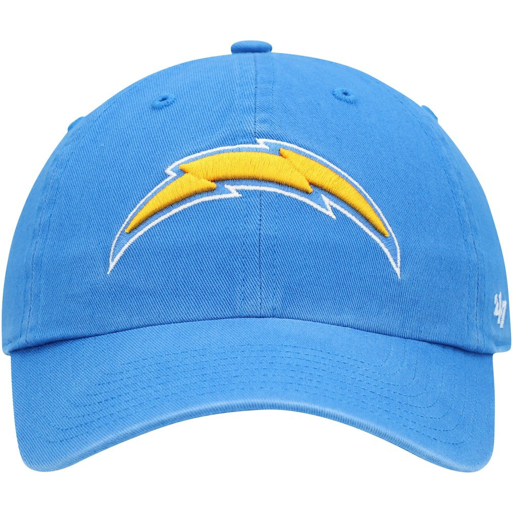 Los Angeles Chargers '47 Clean Up Primary Logo Adjustable Hat - Powder Blue for sale