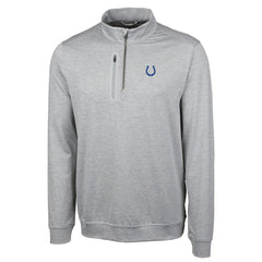 Indianapolis Colts Cutter & Buck Big & Tall Stealth Quarter-Zip Pullover Jacket - Heather Gray online