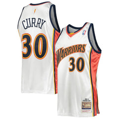 Stephen Curry Golden State Warriors 2009/10 Hardwood Classics Authentic Jersey sale - White | Mitchell & Ness on sale
