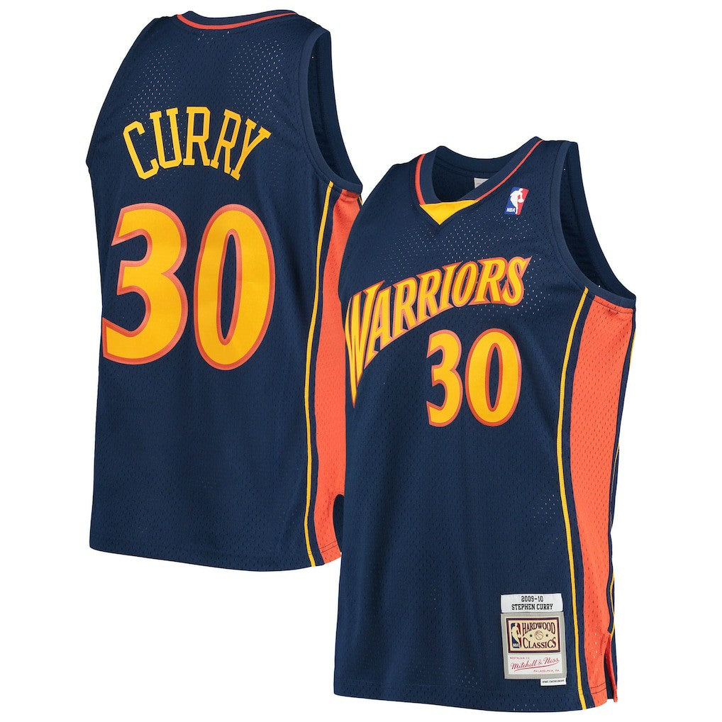 Stephen Curry Golden State Warriors Hardwood Classics Swingman Jersey sale - Navy | Mitchell & Ness for sale