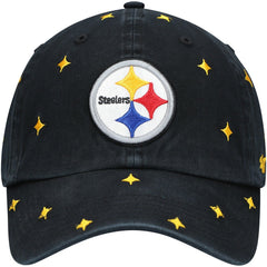 Pittsburgh Steelers '47 Women's Confetti Clean Up Adjustable Hat - Black/Gold sale