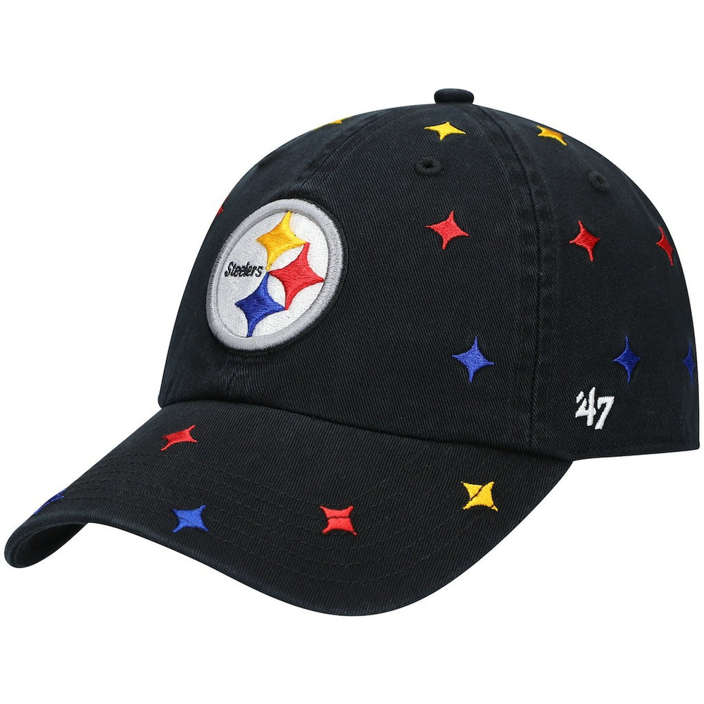 Pittsburgh Steelers '47 Women's Multi Confetti Clean Up Adjustable Hat - Black sale