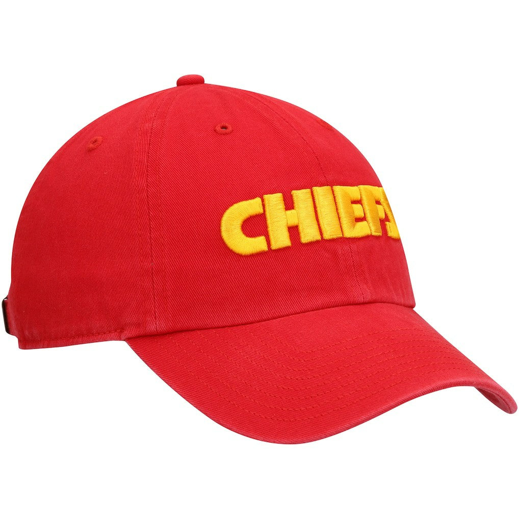 Kansas City Chiefs '47 Clean Up Script Adjustable Hat - Red cheap
