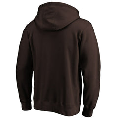 San Diego Padres Cooperstown Collection Huntington Logo Fitted Pullover Hoodie - Brown