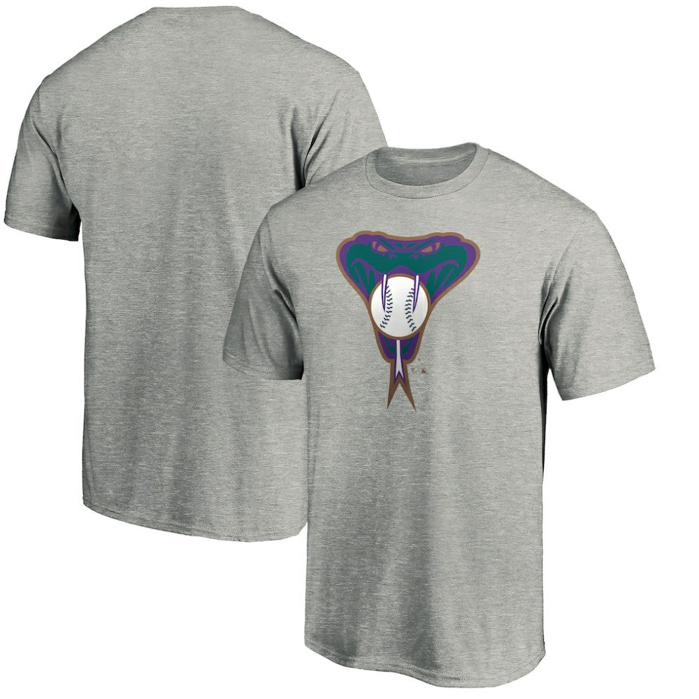 Arizona Diamondbacks Cooperstown Collection Huntington Logo T-Shirt - Heathered Gray