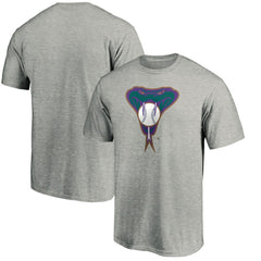 Arizona Diamondbacks Cooperstown Collection Huntington Logo T-Shirt - Heathered Gray