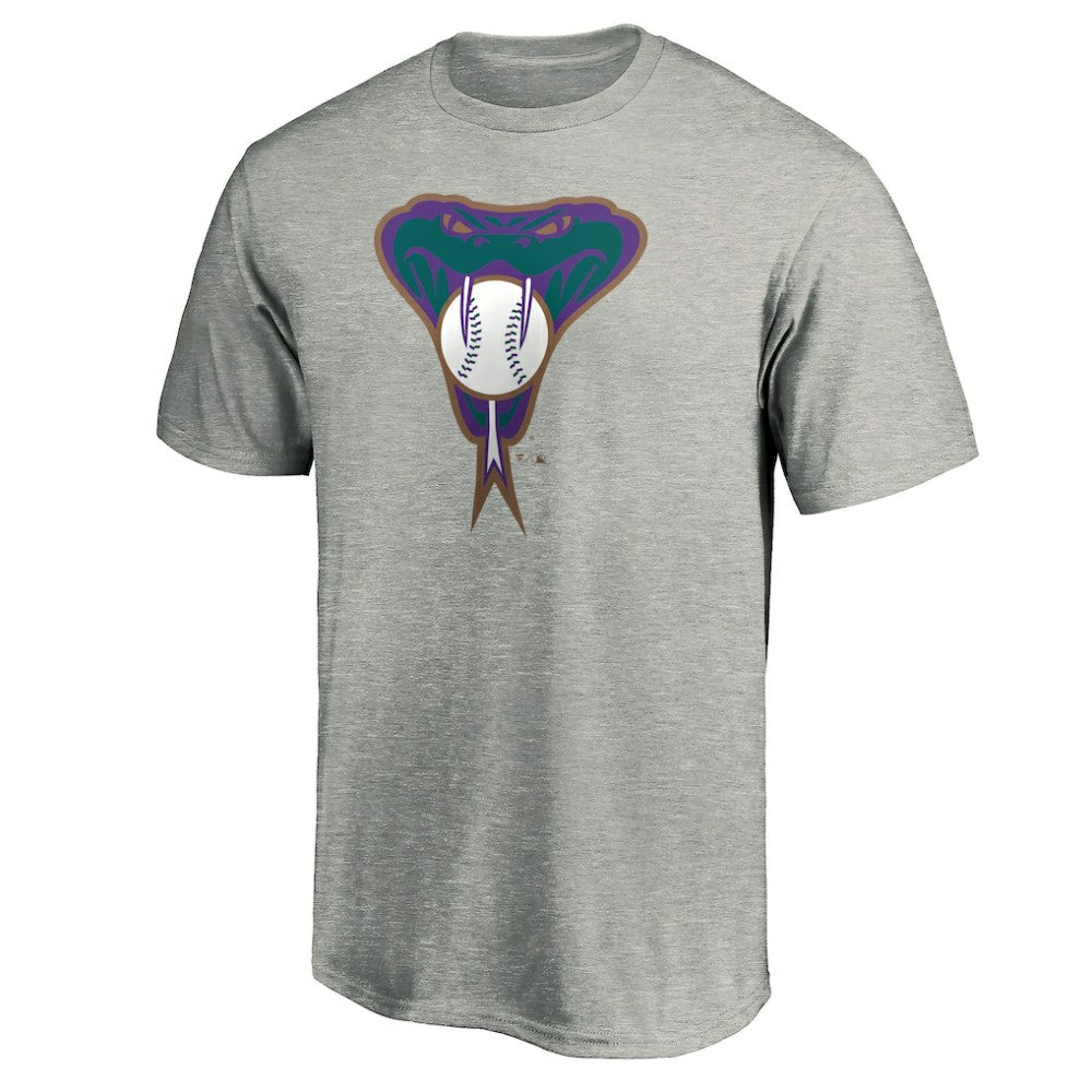 Arizona Diamondbacks Cooperstown Collection Huntington Logo T-Shirt - Heathered Gray