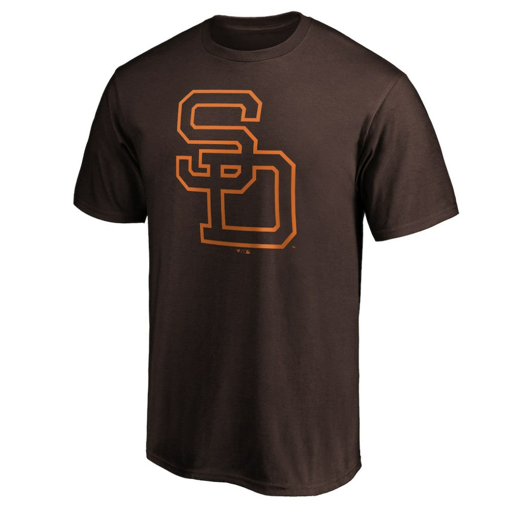 San Diego Padres Cooperstown Collection Huntington Logo T-Shirt - Brown