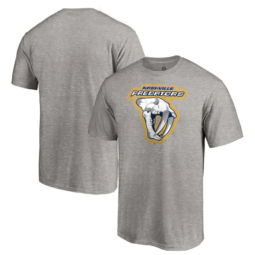 Nashville Predators Special Edition Secondary Logo T-Shirt Heather Gray