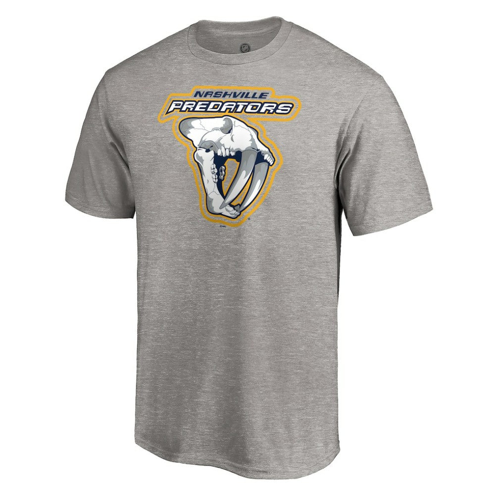 Nashville Predators Special Edition Secondary Logo T-Shirt Heather Gray