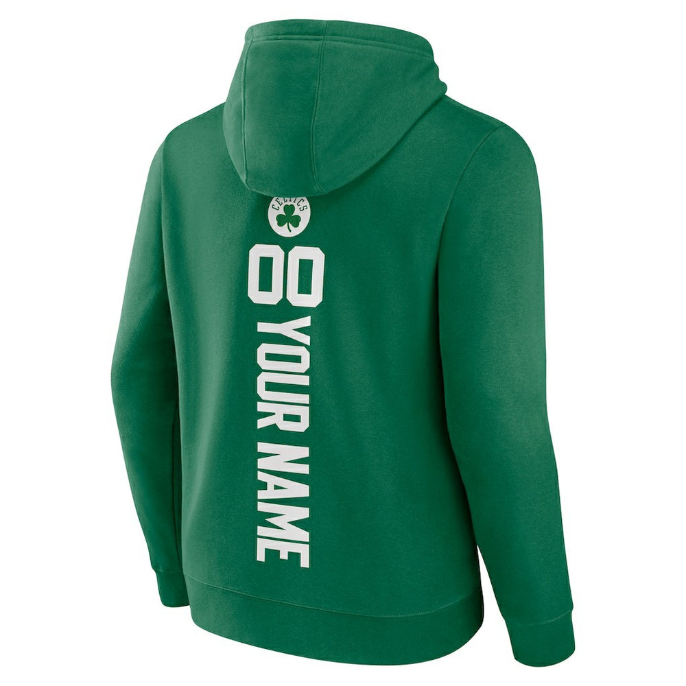 Boston Celtics Playmaker Personalized Name & Number Pullover Hoodie - Green shop