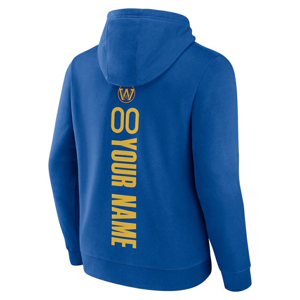 Golden State Warriors Playmaker Personalized Name & Number Pullover Hoodie sale - Royal sale