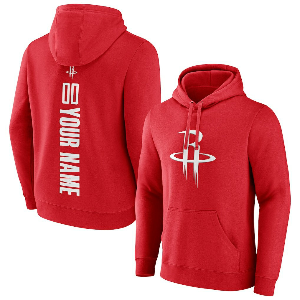 Houston Rockets Playmaker Personalized Name & Number Pullover Hoodie sale - Red cheap