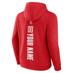 Houston Rockets Playmaker Personalized Name & Number Pullover Hoodie sale - Red cheap