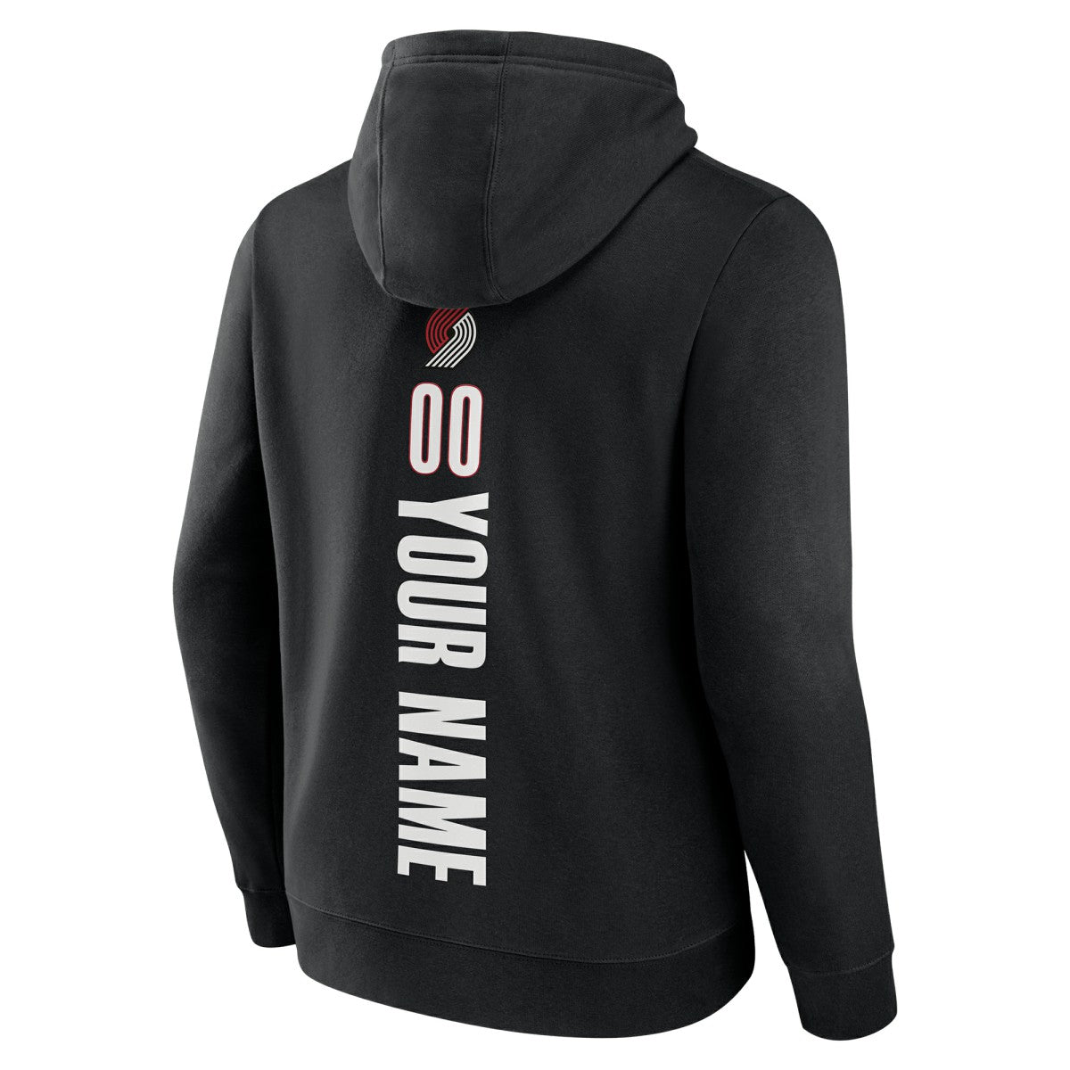 Portland Trail Blazers Playmaker Personalized Name & Number Pullover Hoodie - Black discount